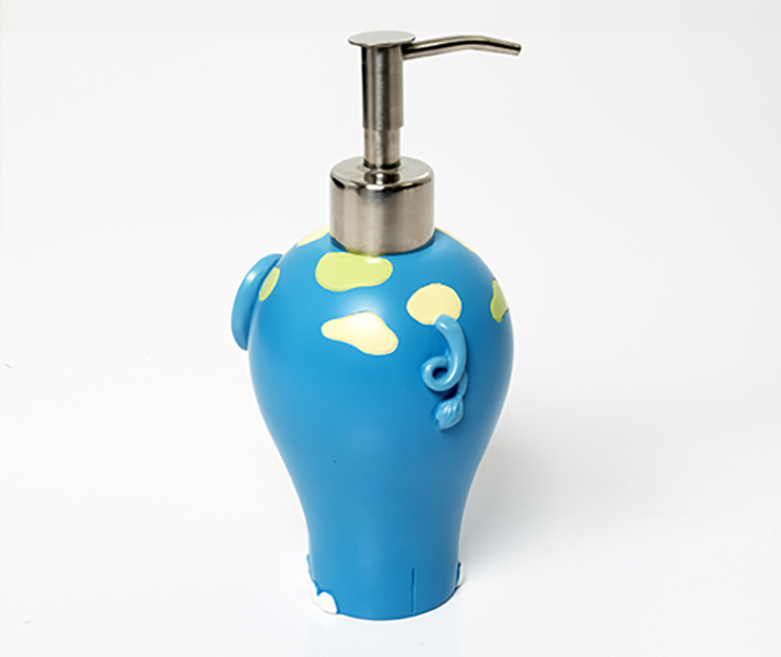 Дозатор для жидкого мыла WasserKRAFT Lippe K-8199, синий/хром