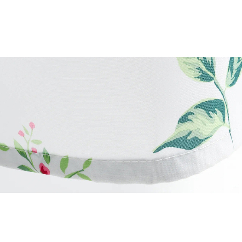 Шторка для ванной 180х200 см Fixsen Design Flora FX-1507, белый