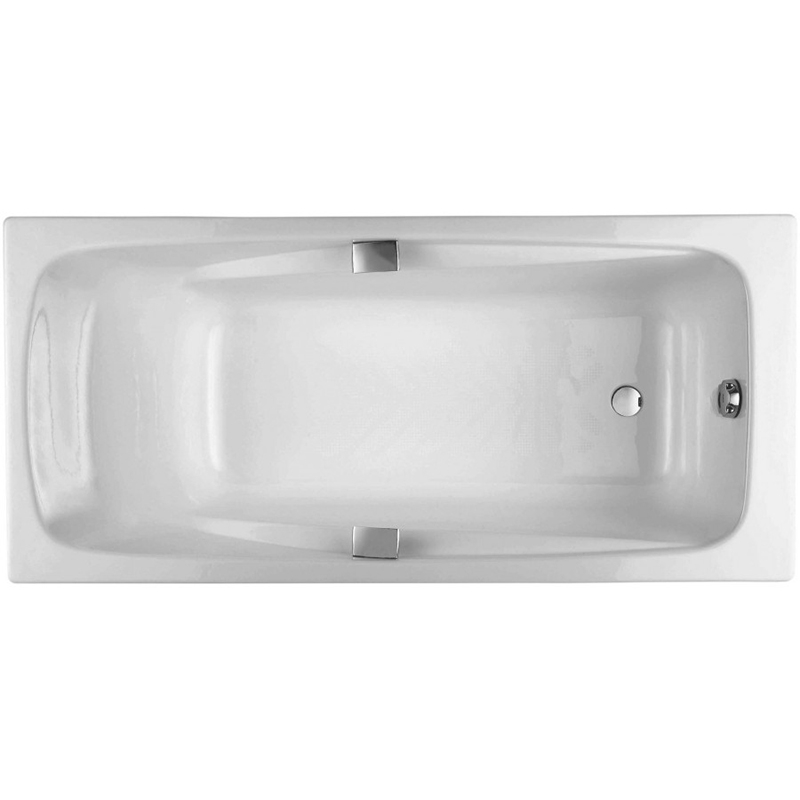 Чугунная ванна 170x80 Jacob Delafon Repos E2915-00,с отверстиями для ручек