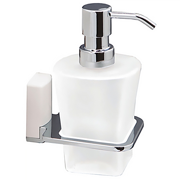 Дозатор для жидкого мыла WasserKRAFT Leine K-5099W, белый/хром