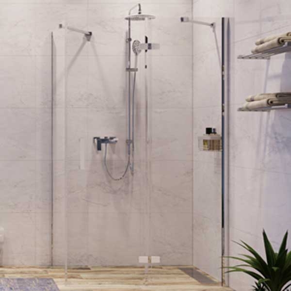 Душевой уголок 120х90 см WasserKRAFT Aller 10H07LWHITE левый, белый
