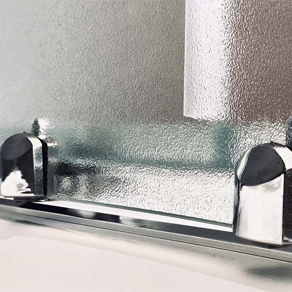 Душевой уголок 120х80 см Royal Bath BK RB8120BK-C-CH-L стекло матовое с поддоном