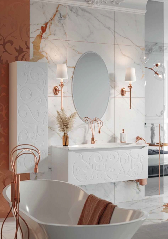 Тумба под раковину Aqwella Clarberg Elegance 100 EL0110 белый