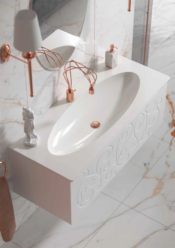 Тумба под раковину Aqwella Clarberg Elegance 100 EL0110 белый