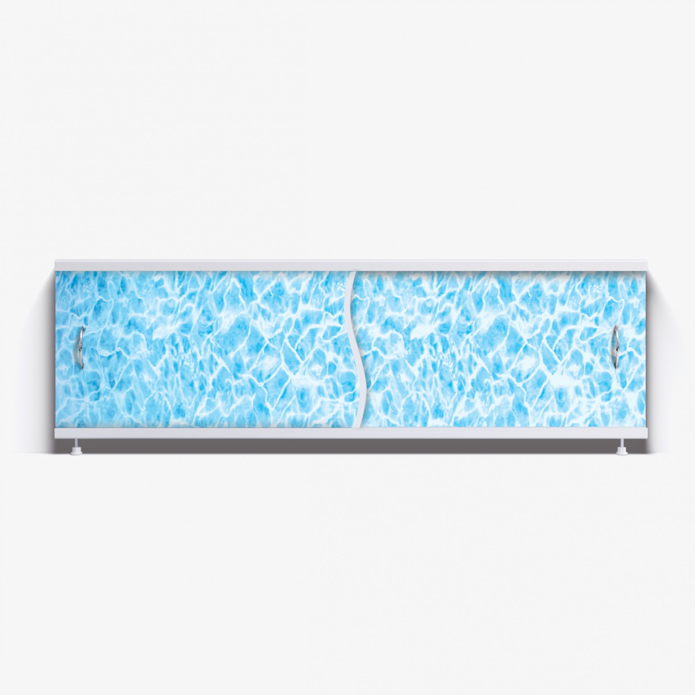 Экран под ванну Премьер 150 синий мрамор