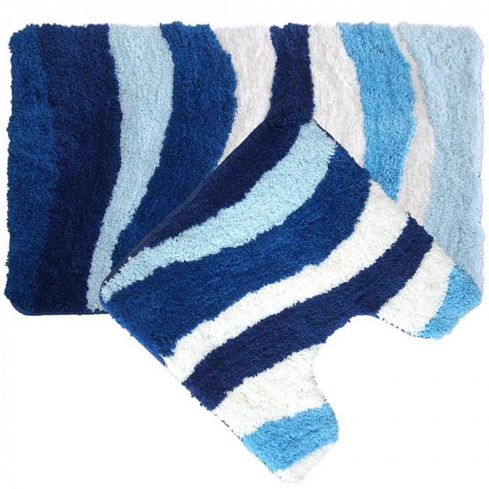 Набор ковриков для ванной Iddis Blue Wave 480M580i13