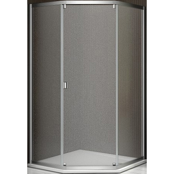 Душевой уголок 100х100 см Good Door Infinity SHW-100-G-CH ИН00078 стекло рифленое