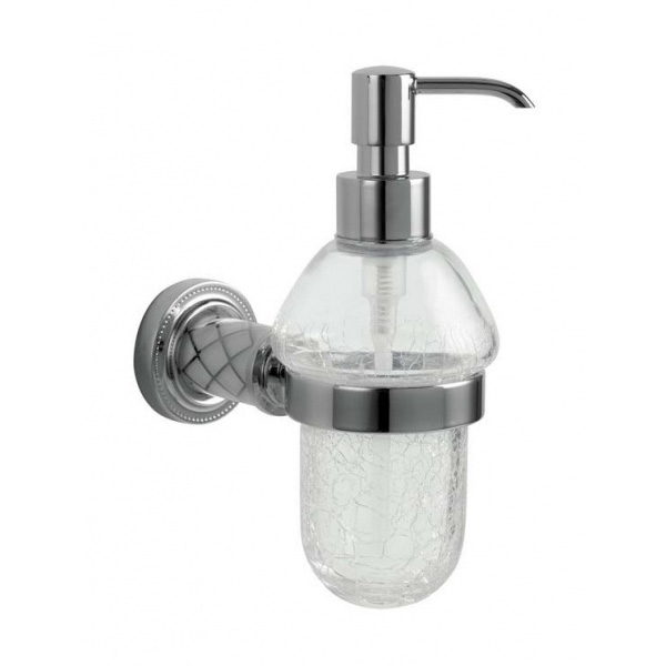 Дозатор для жидкого мыла Boheme Murano 10912-W-CR, хром