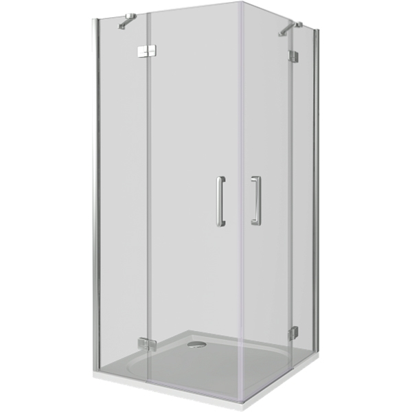 Душевой уголок 90х90 см Good Door Saturn CR-90-C-CH СА00014 стекло прозрачное