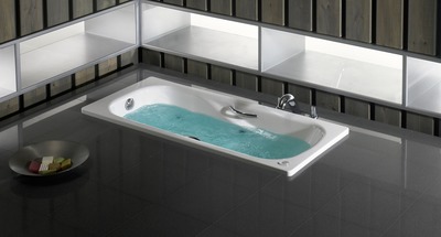 Стальная ванна 150х75 Roca Princess-N  2204E0000 с отверстиями для ручек