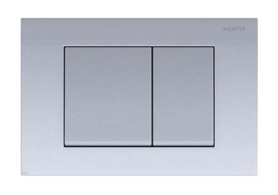 KDI-0000011 (001C) Панель смыва Хром матовая (клавиши квадрат) НОВИНКА