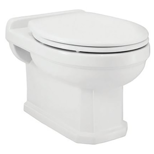 Подвесной унитаз Jaquar Queen's QNS-WHT-7951 с крышкой-сиденьем микролифт