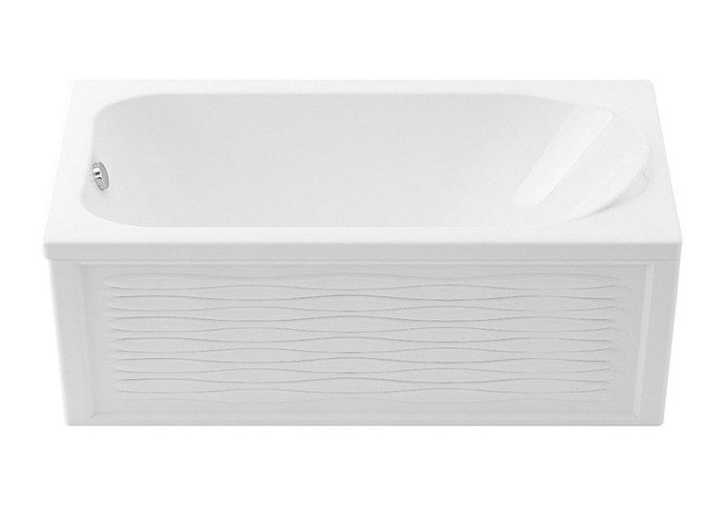 Акриловая ванна Aquanet  Nord, прямоугольная 204018 каркас + фронтальная панель