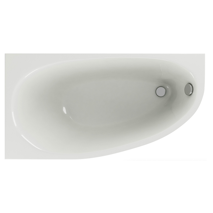 Акриловая ванна 150x90 см Aquatek Дива DIV150-0000001, белый