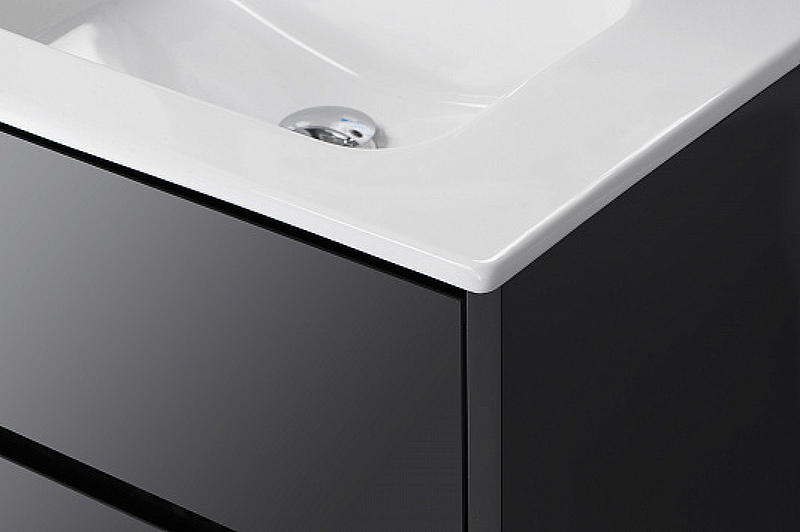 Тумба под раковину 60 см Aquaton Римини 1A226601RN950 чёрный