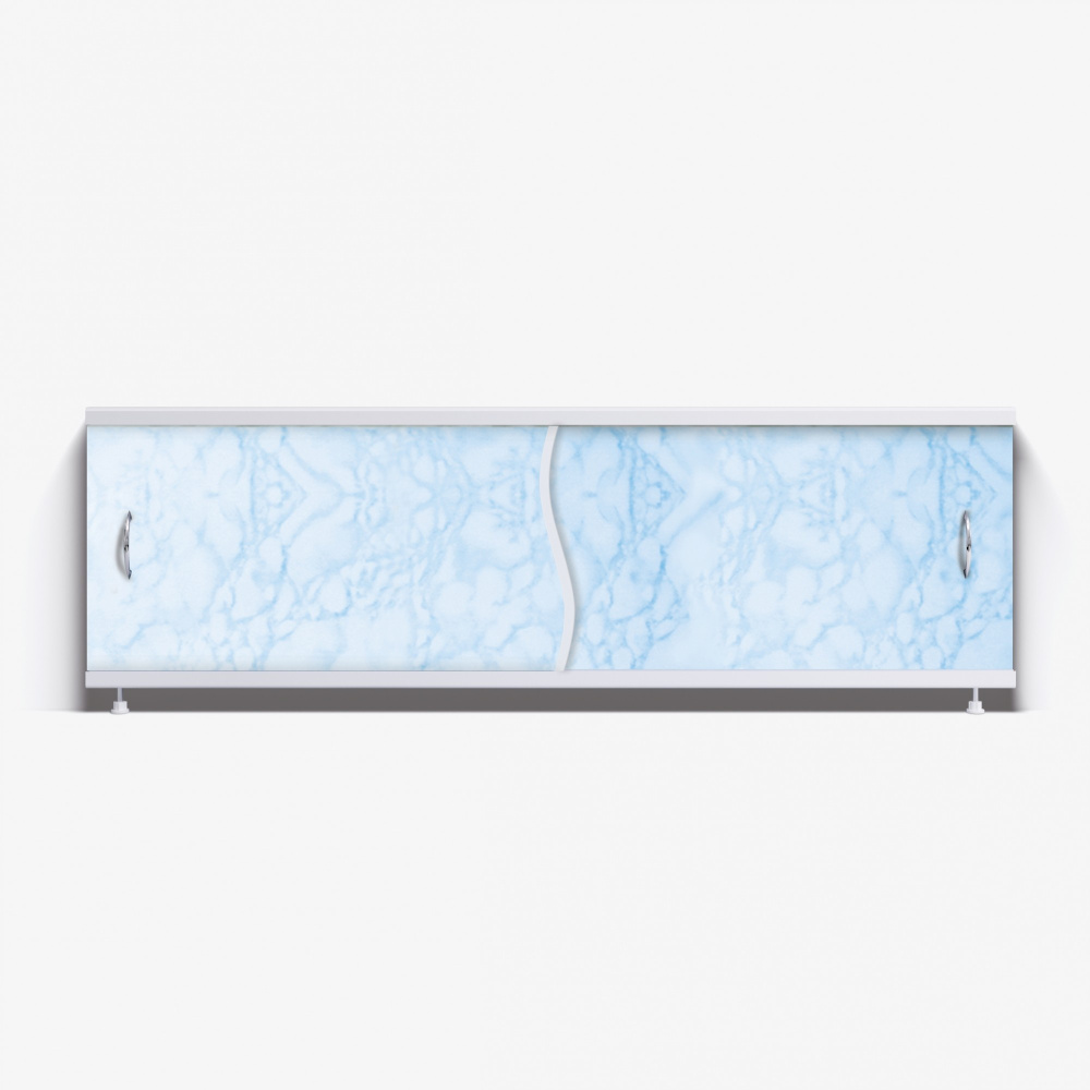 Экран под ванну Премьер 170 светло-голубой мрамор
