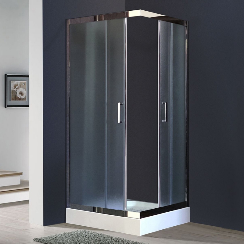 Душевой уголок 120х100 см Royal Bath HPD RB1120HPD-C-CH стекло рифленое