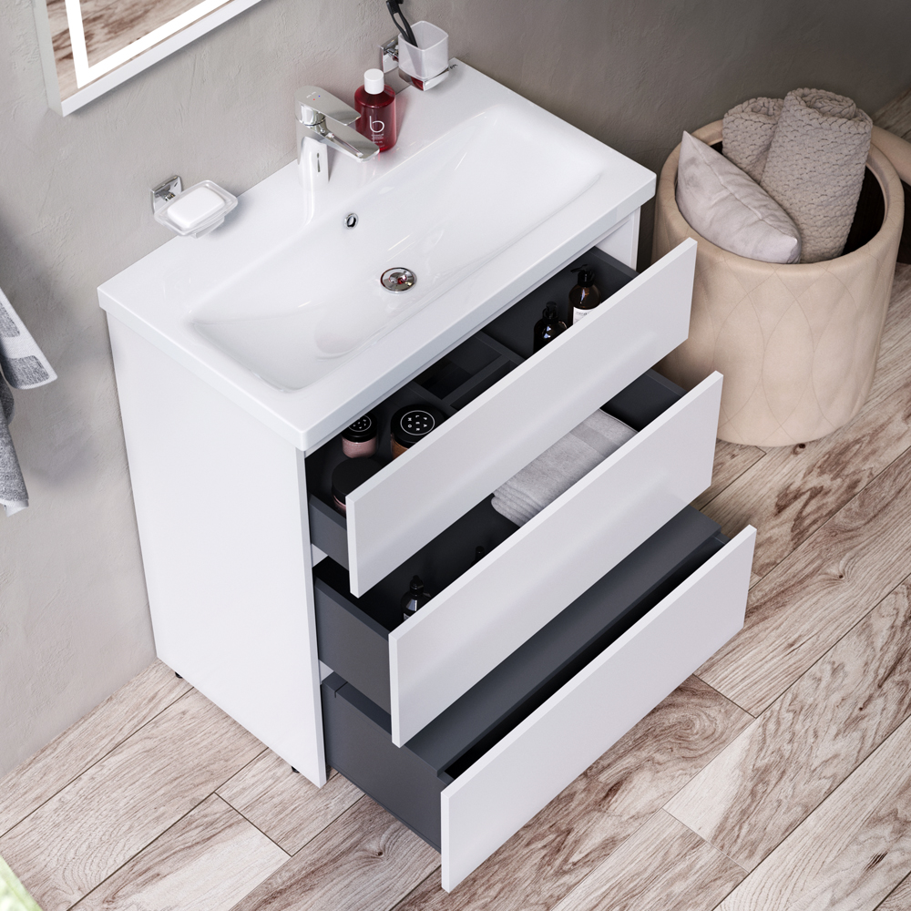 Комплект для ванной комнаты, зона красоты BK91GF Gem S