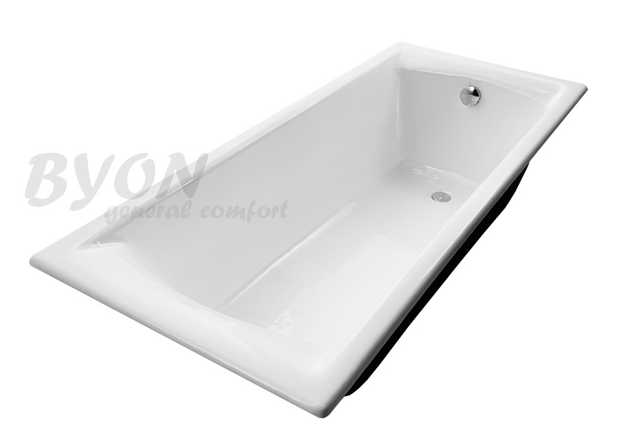 Ванна чугунная Byon Milan 180 x 80 см, белая, Н0000372