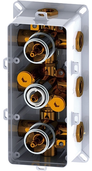 Термостат RGW Shower Panels SP-41-01 с внутренней частью для душа