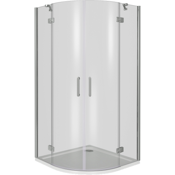 Душевой уголок 100х100 см Good Door Saturn R-100-C-CH СА00013 стекло прозрачное
