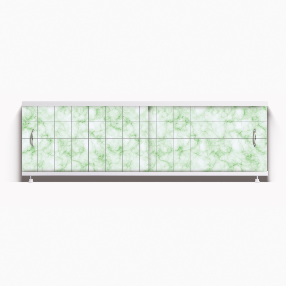 Экран под ванну Классик 170 зеленый кафель