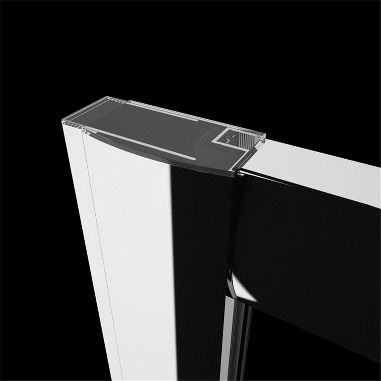 Душевой уголок 100х80 см Radaway Premium Plus D 100x80 30434-01-08N стекло коричневое
