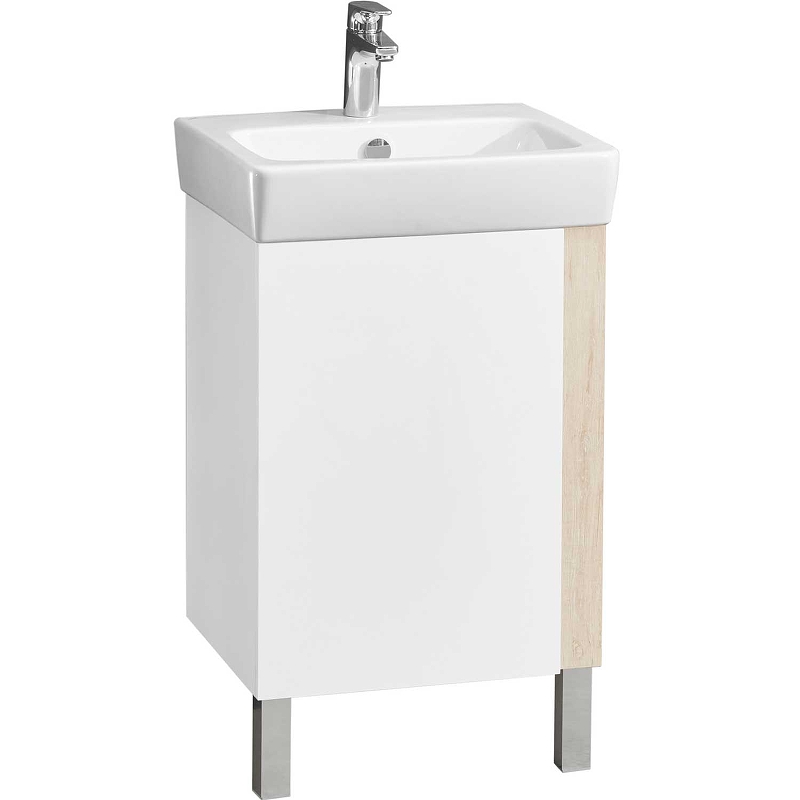 Тумба для комплекта Aquaton Кантри 50 1A257801AHB20, белый / дуб верона