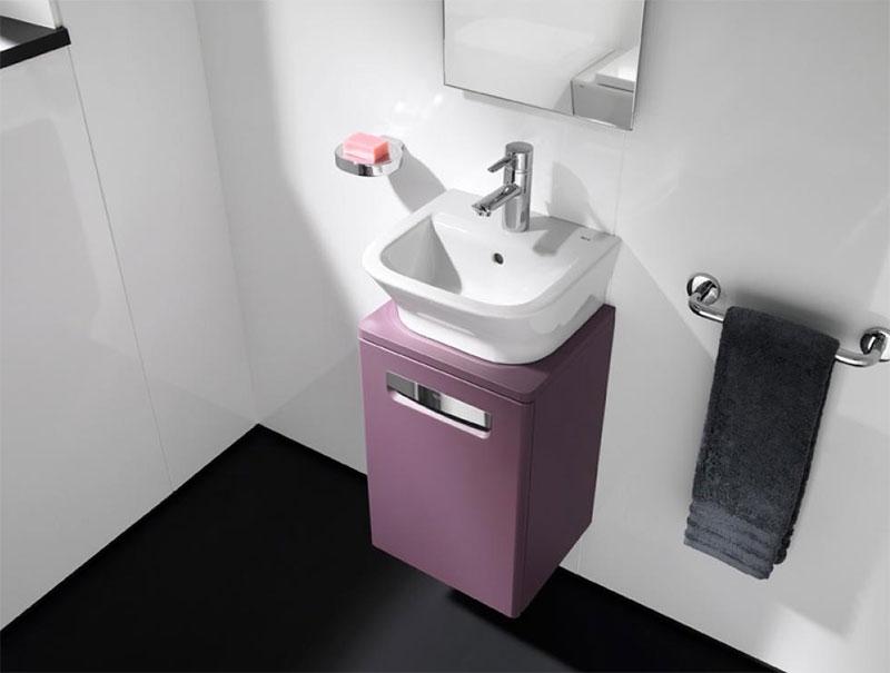 Тумба под раковину 45 см Roca Gap ZRU9302743 фиолетовая