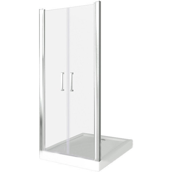 Душевая дверь в нишу 90 см Good Door Infinity SD-90-C-CH ИН00050 стекло прозрачное