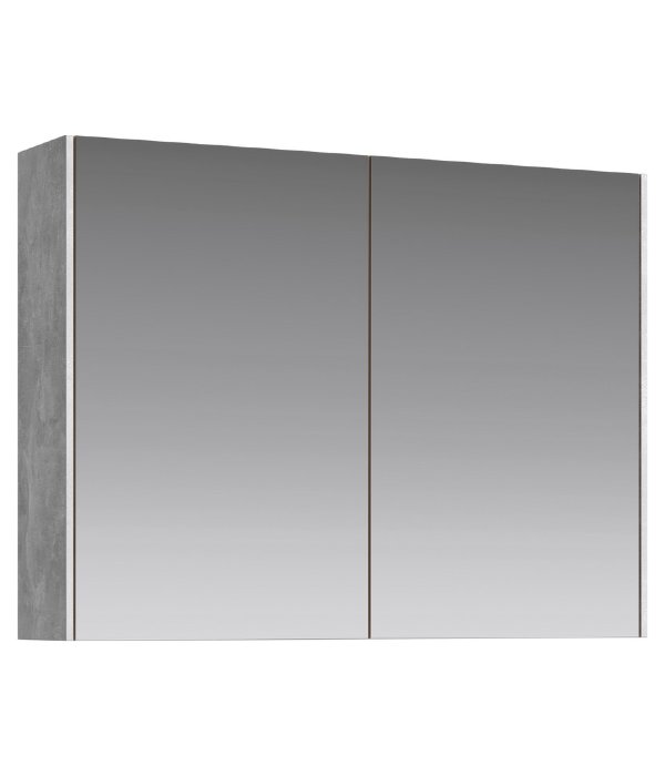 Зеркальный шкаф 80 см MOB0408+MOB0717BS
