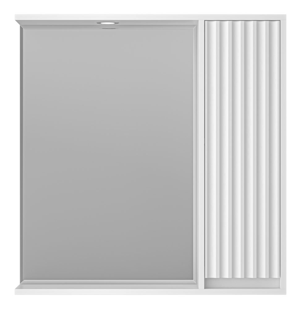 Зеркальный шкаф Balaton 80 правый (белый) BAL-04080-01-П