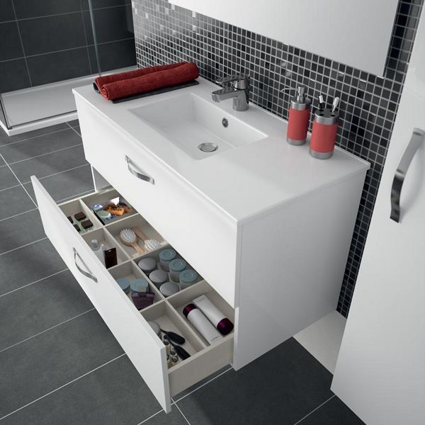 Тумба для комплекта 100 см Jacob Delafon Ola EB392-NR тёмный дуб