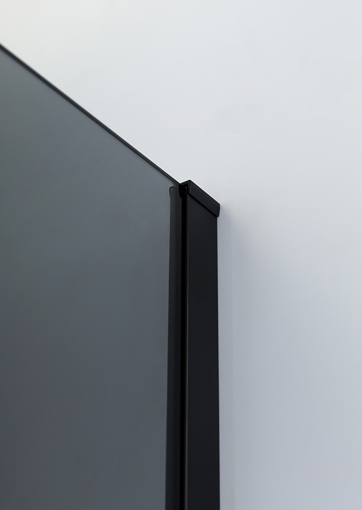 SLIDER-B-1-80/90-GRIGIO-NERO Душевая дверь