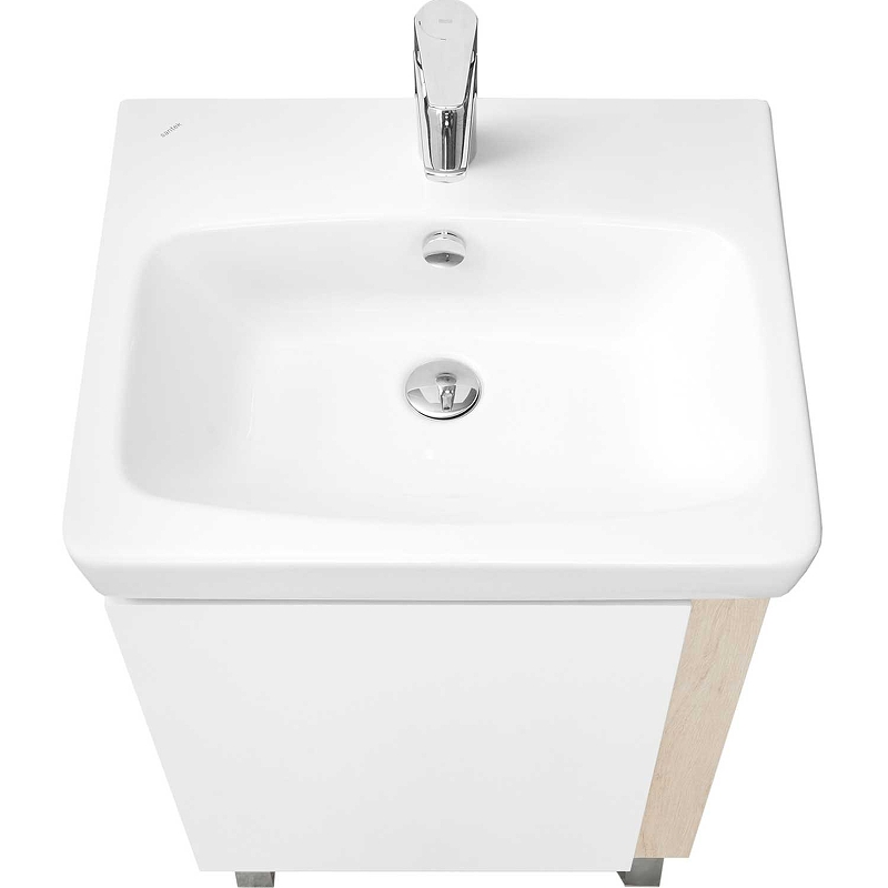 Тумба для комплекта Aquaton Кантри 55 1A257601AHB20, белый / дуб верона