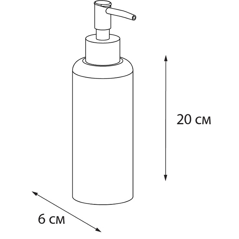 Дозатор для жидкого мыла Fixsen Tropic FX-0882E-1 мультиколор