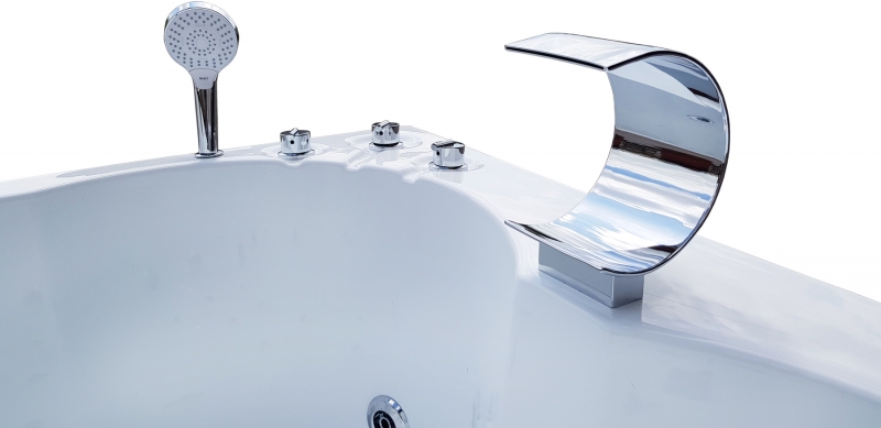 Акриловая ванна 200х150 см Royal Bath Hardon De luxe RB083100DL с гидромассажем
