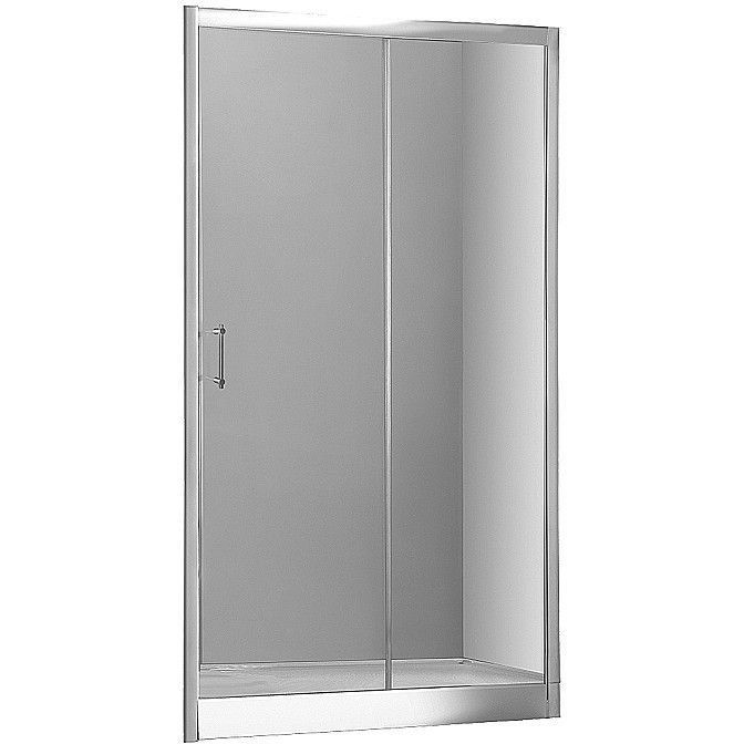 Душевая дверь в нишу ALFA NAA6121 120х200 см, стекло прозрачное, Толщина 6 мм