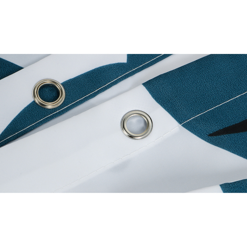 Шторка для ванной 180х200 см Fixsen Design Drop FX-1508, белый