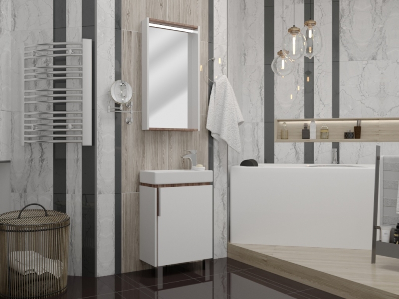 Тумба под раковину 45 см Aquaton Бэлла 1A221501BBAZ0