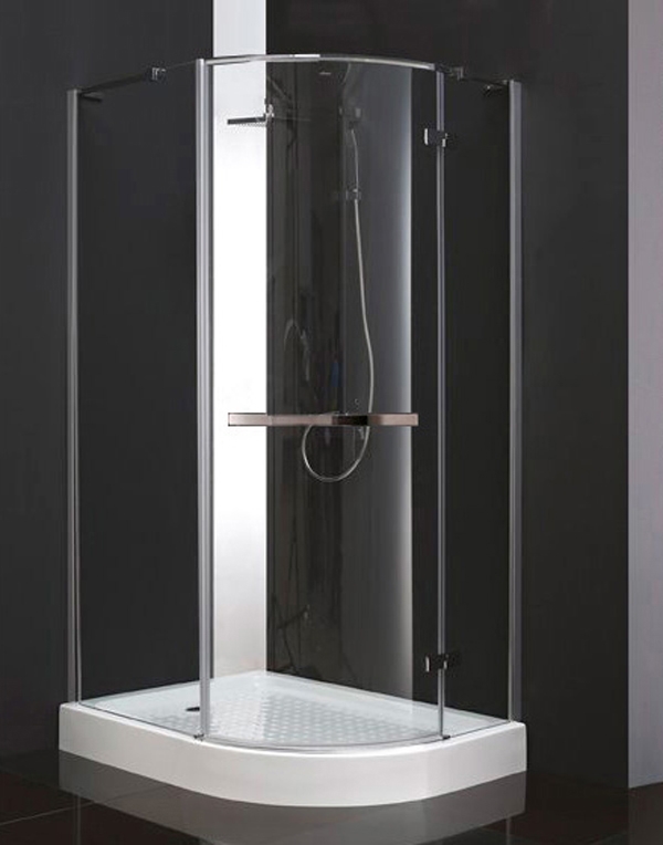 Душевой уголок Cezares BERGAMO-W-RH-1-120/100-ARCO-C-Cr-R-IV стекло прозрачное