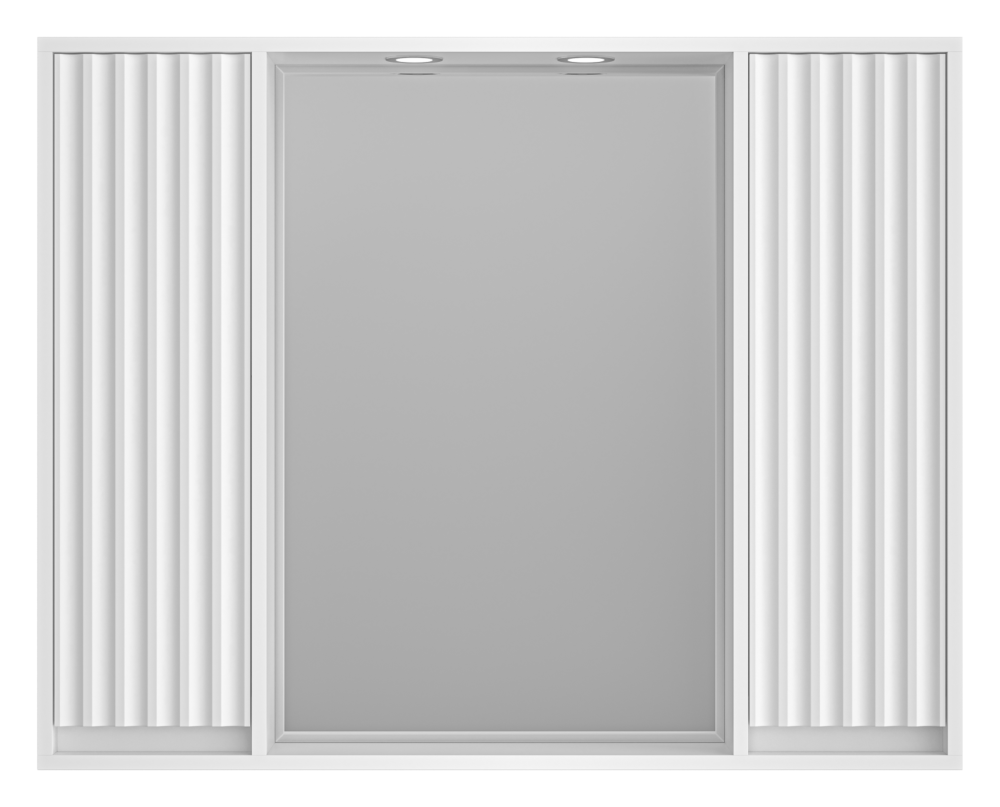 Зеркальный шкаф Balaton 100 (белый) BAL-04100-01-011