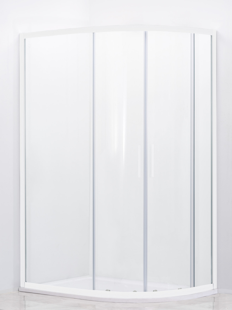 Душевой уголок Cezares RELAX-RH-2-120/80-C-Bi стекло прозрачное