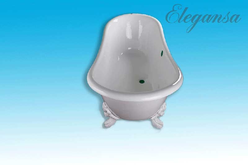 Чугунная ванна Elegansa Nadia Н0000366 белые ножки