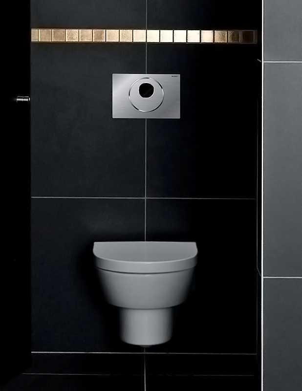 Привод бесконтактного смыва Geberit Sigma 10 115.890.SN.5 нержавеющая сталь