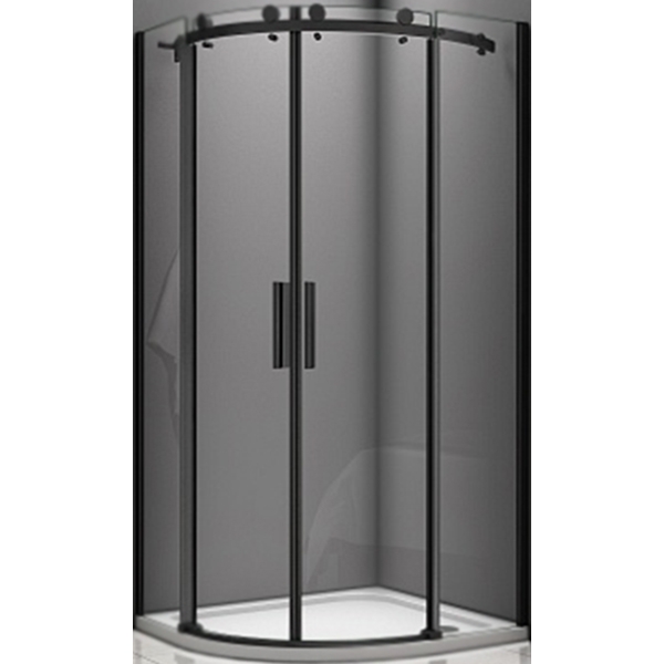 Душевой уголок 90х90 см Good Door Galaxy R-TD-90-C-B ГЛ00018 стекло прозрачное