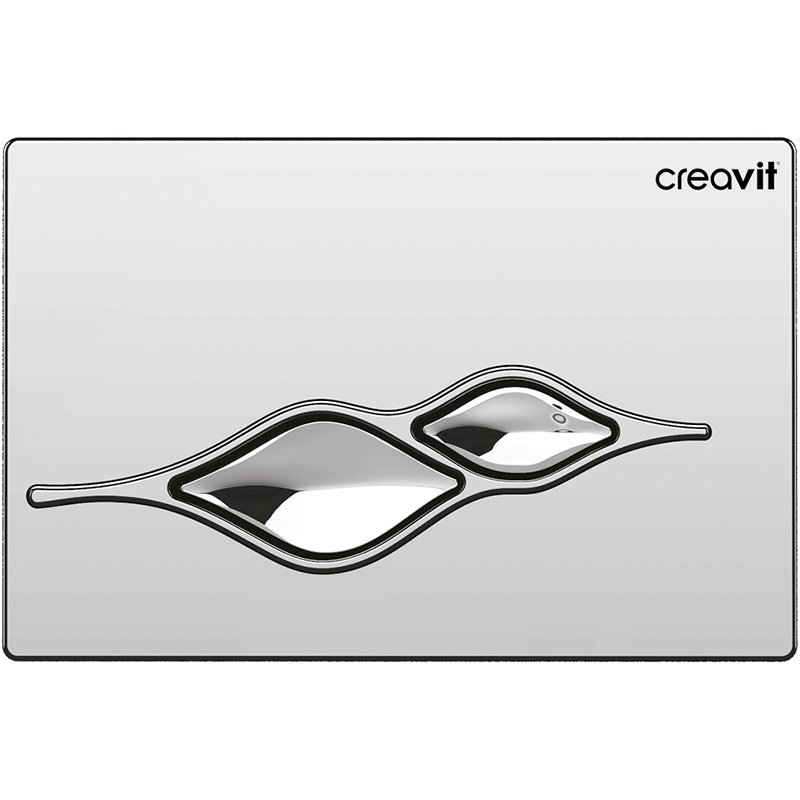 Кнопка смыва Creavit Ufo GP1004.00 хром глянцевый