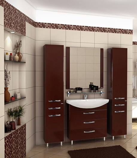 Тумба под раковину 75 см Aquaton Ария 1A141301AA010 белый