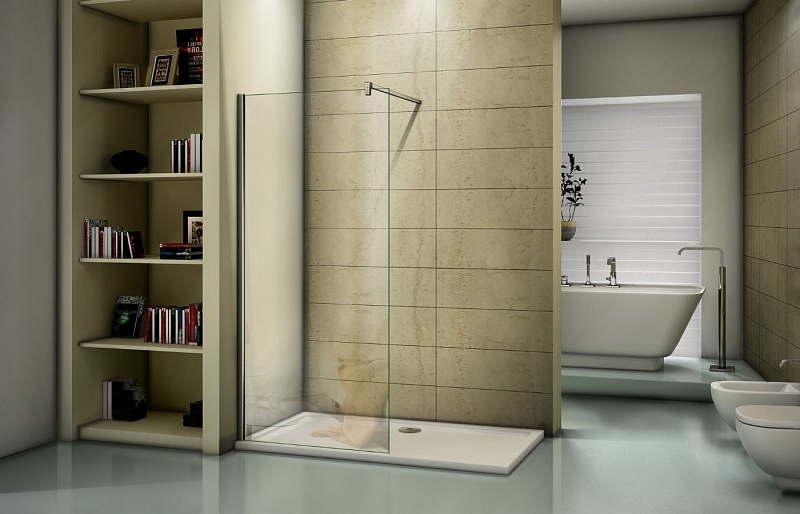 Душевая перегородка 100 см Good Door Walk In SP-100-C-CH ВИ00002 стекло прозрачное
