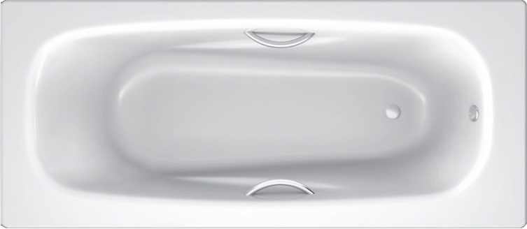 Стальная ванна 150х70 BLB Universal B50H handles с отверстиями для ручек